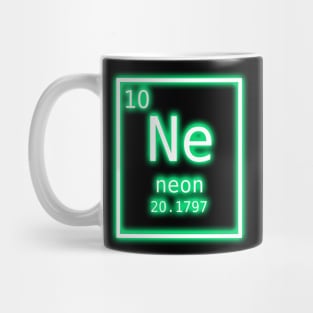 Neon Element Seafoam Green Periodic Table Chemistry Nerd Costume T-Shirt Mug